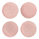 Jardins Du Monde Side/Cocktail Plate Assorted Set/4 - Blush 12 Jardins Du Monde Side/Cocktail Plate Assorted Set/4 - Blush 12