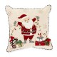 santa with tree lights throw pillow 177 santa with tree lights throw pillow 177