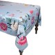 TABLECLOTH BLUE POLLEN MELODY 180 x 180 cms 67 TABLECLOTH BLUE POLLEN MELODY 180 x 180 cms 67
