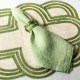 Berry Scallop Napkin Set/4 - Light Green 25 Berry Scallop Napkin Set/4 - Light Green 25
