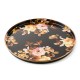 wild rose brown round tray 45 wild rose brown round tray 45