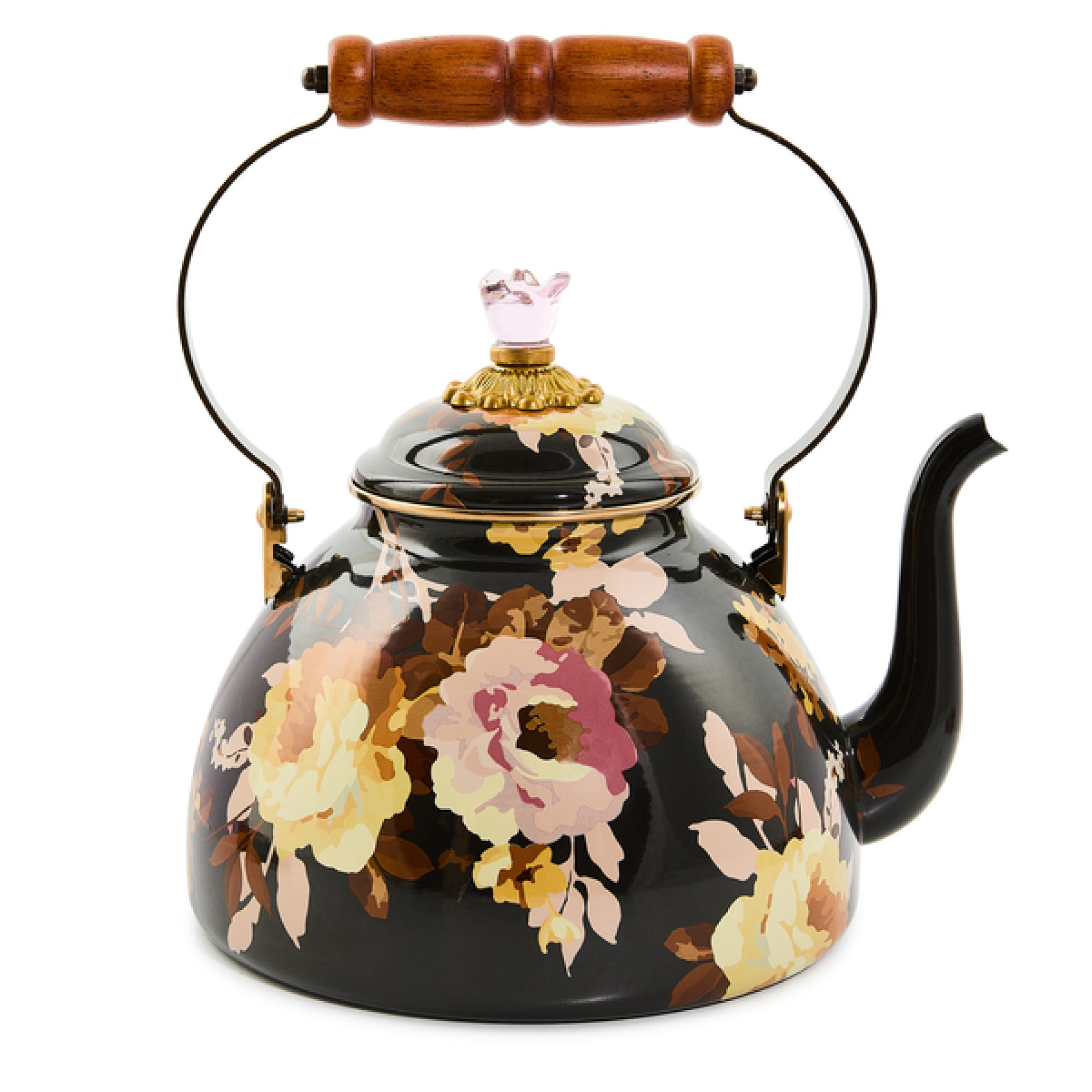 wild rose brown 3 quart tea kettle 23 wild rose brown 3 quart tea kettle 23
