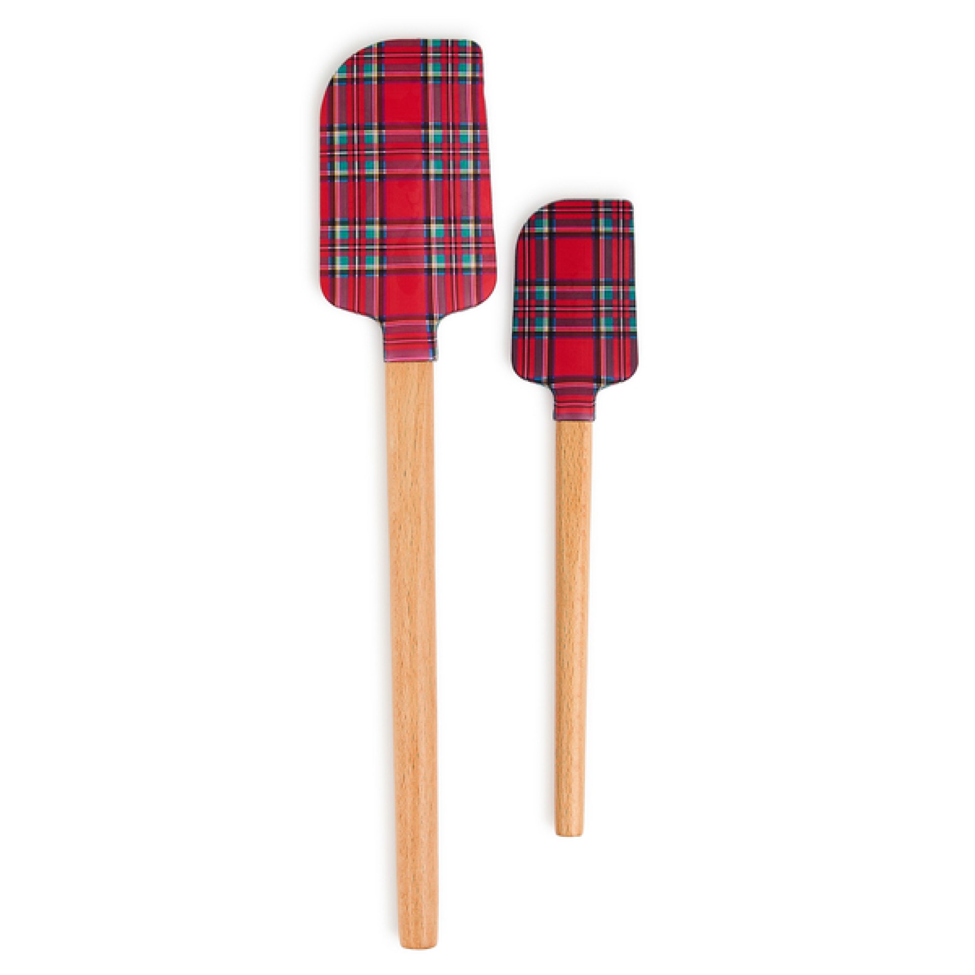 tartan red spatula, set of 2 4 tartan red spatula, set of 2 4