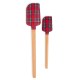 tartan red spatula, set of 2 4 tartan red spatula, set of 2 4