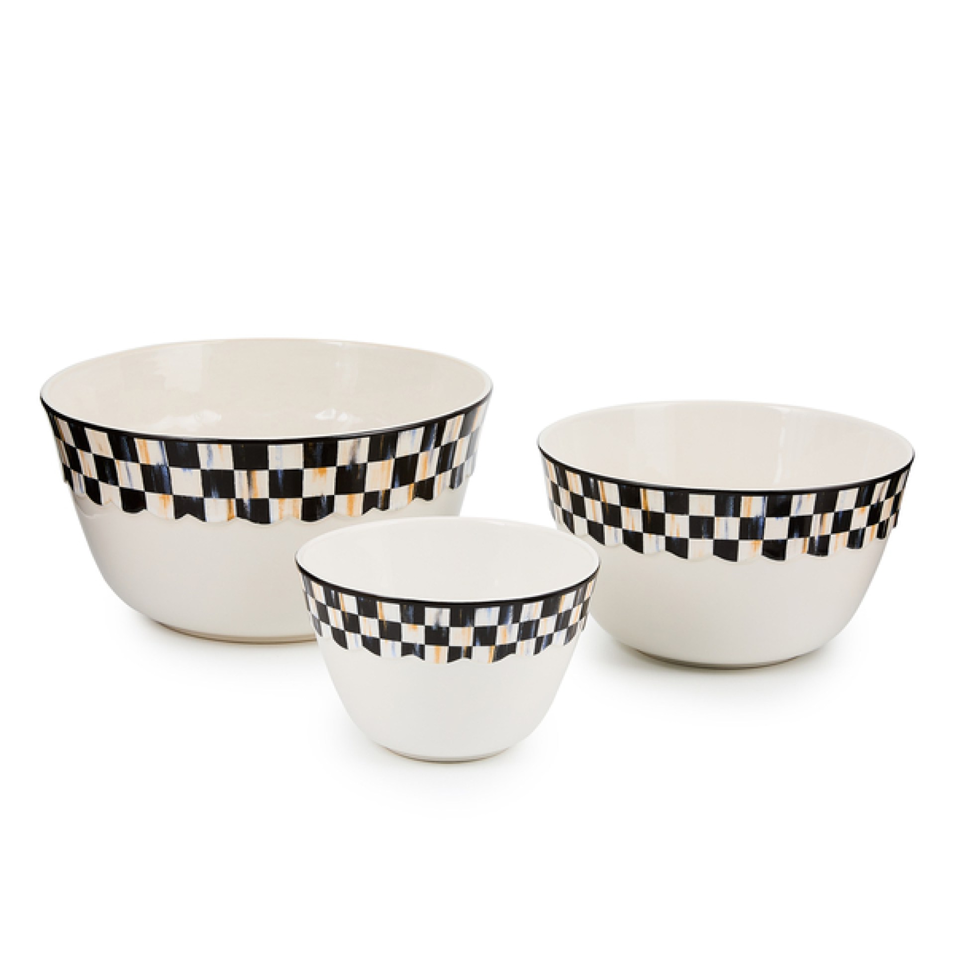 courtly check everyday mixing bowls, set of 3 7 courtly check everyday mixing bowls, set of 3 7