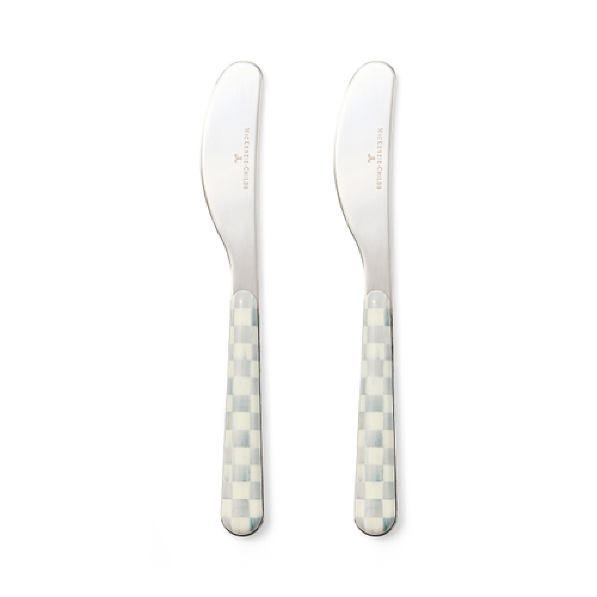 sterling check bistro spreaders, set of 2 135 sterling check bistro spreaders, set of 2 135