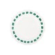 Lisbon Green Stitch Salad Plate 22 Lisbon Green Stitch Salad Plate 22