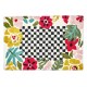 flower checkerboard bath rug 23 flower checkerboard bath rug 23