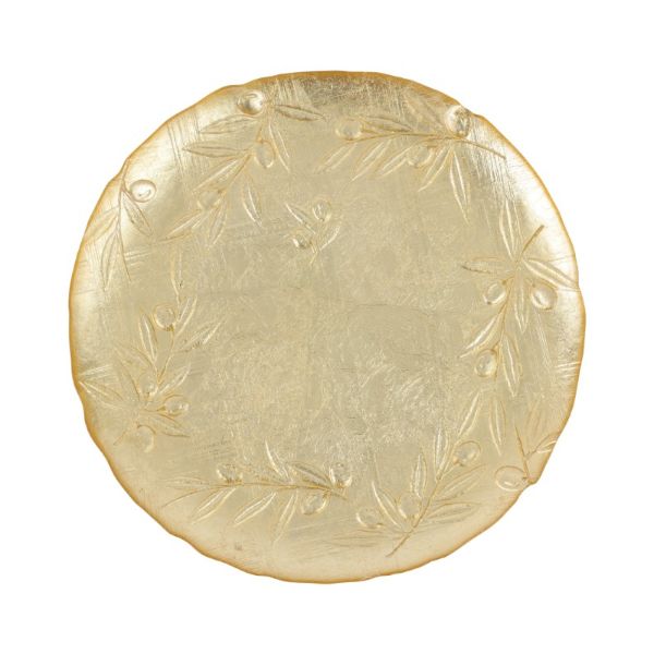Moon Glass Olive Round Platter 8 Moon Glass Olive Round Platter 8