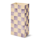 violet check pillar vase 39 violet check pillar vase 39
