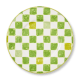 green check salad plate 67 green check salad plate 67