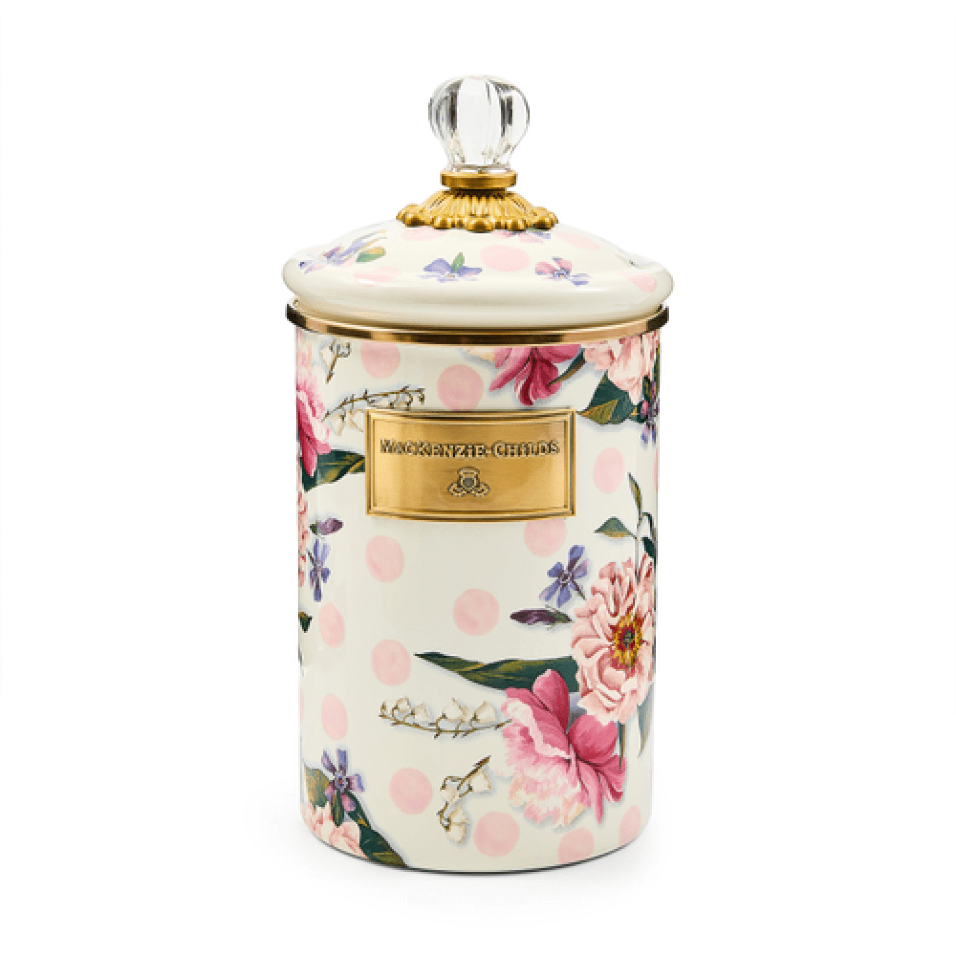 wildflowers pink large canister 63 wildflowers pink large canister 63