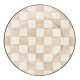 mocha check dinner plate 41 mocha check dinner plate 41
