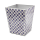 violet check glass waste bin 32 violet check glass waste bin 32