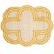 Scallop Stripe Placemat - Sunshine 43 Scallop Stripe Placemat - Sunshine 43