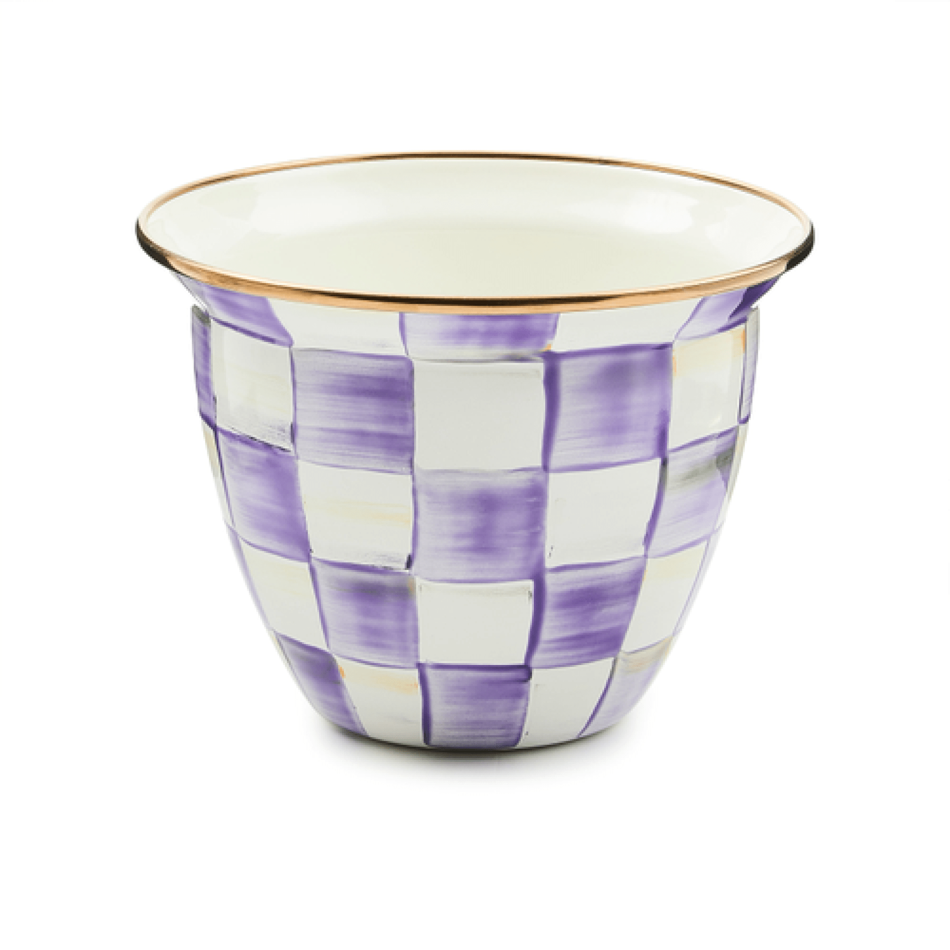 violet check large flower pot 107 violet check large flower pot 107