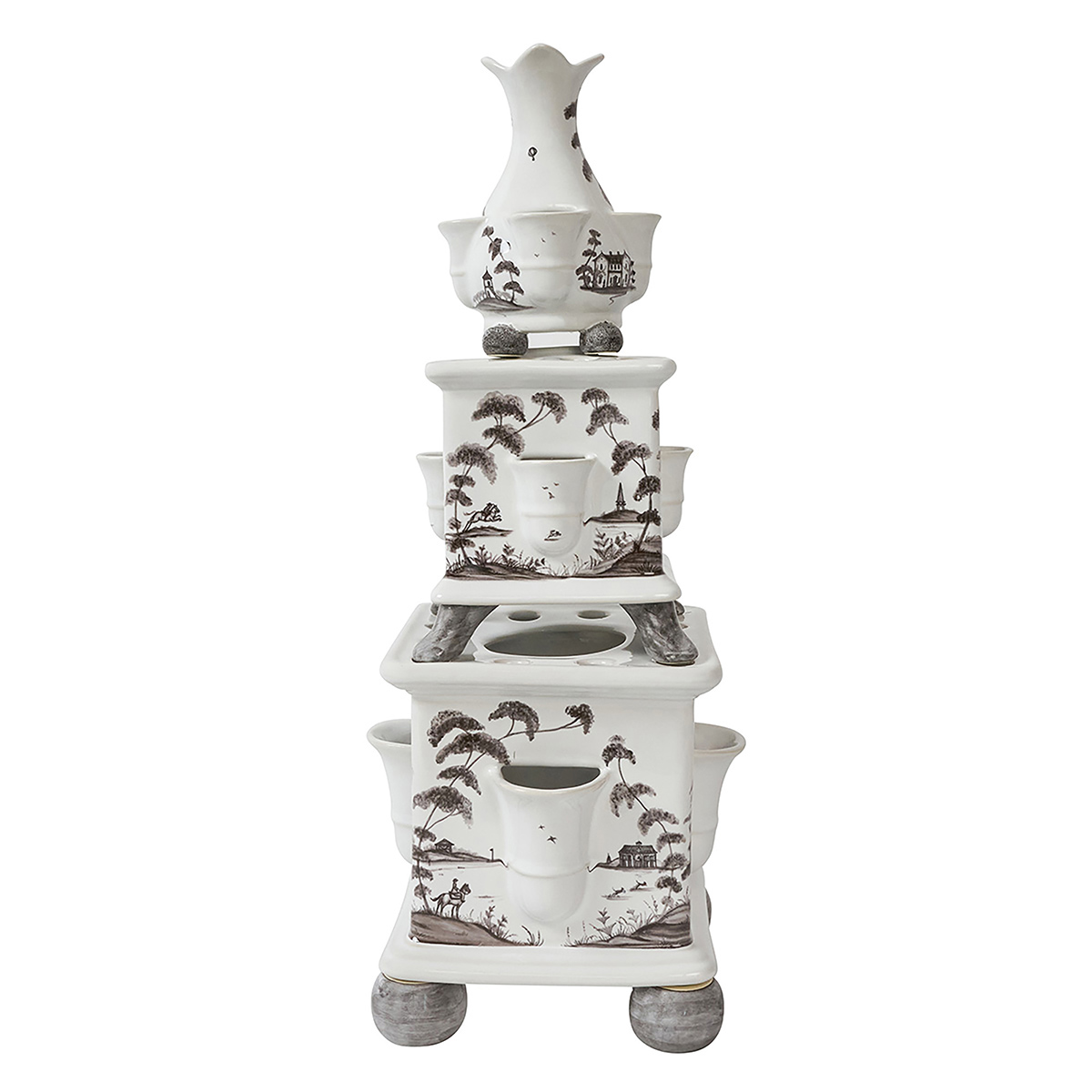 Country Estate Tulipiere Tower Set/3pc - Flint Grey 23 Country Estate Tulipiere Tower Set/3pc - Flint Grey 23