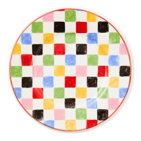 multi check dinner plate 73 multi check dinner plate 73