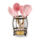 rosy check utensil caddy set 110 rosy check utensil caddy set 110