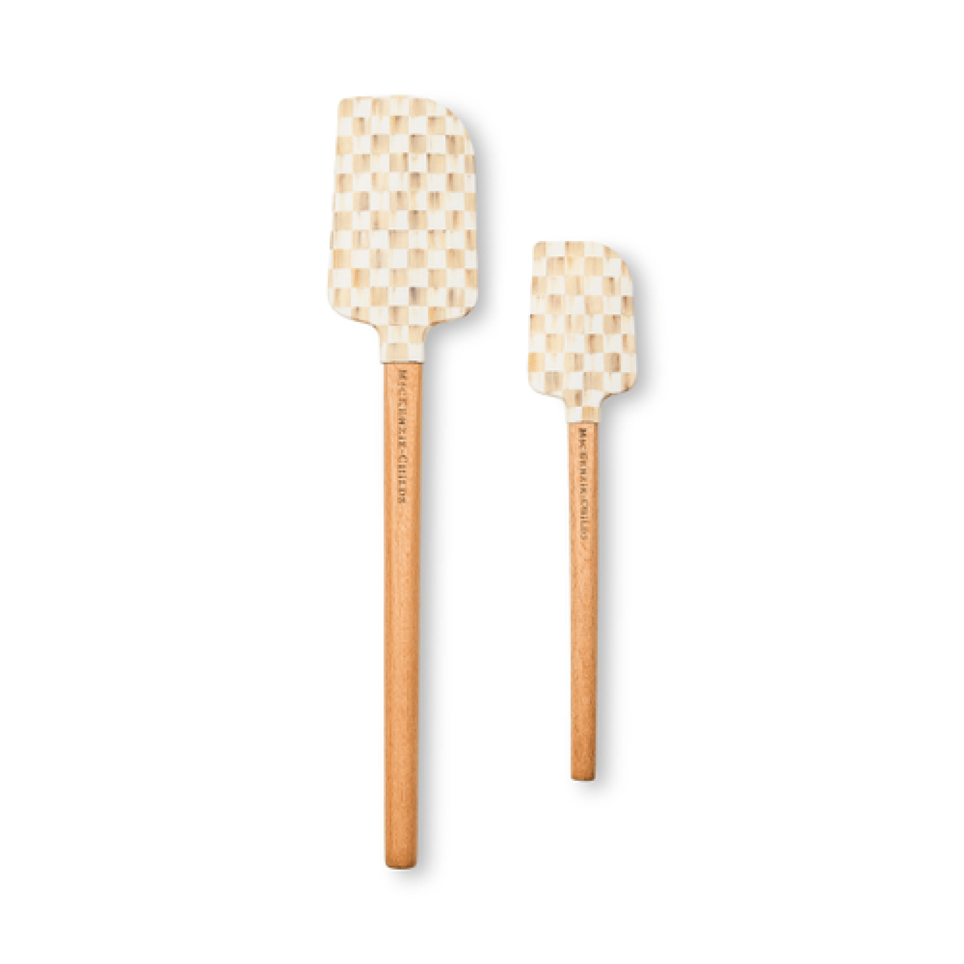 mocha check spatulas, set of 2 41 mocha check spatulas, set of 2 41