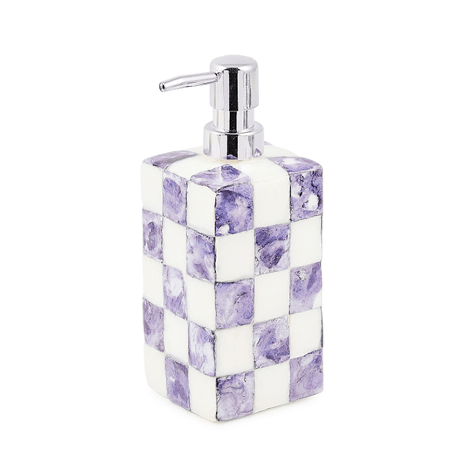 violet check capiz soap pump 18 violet check capiz soap pump 18