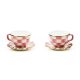 rosy check teacup salt & pepper set 42 rosy check teacup salt & pepper set 42