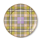tartan violet charger/plate 66 tartan violet charger/plate 66