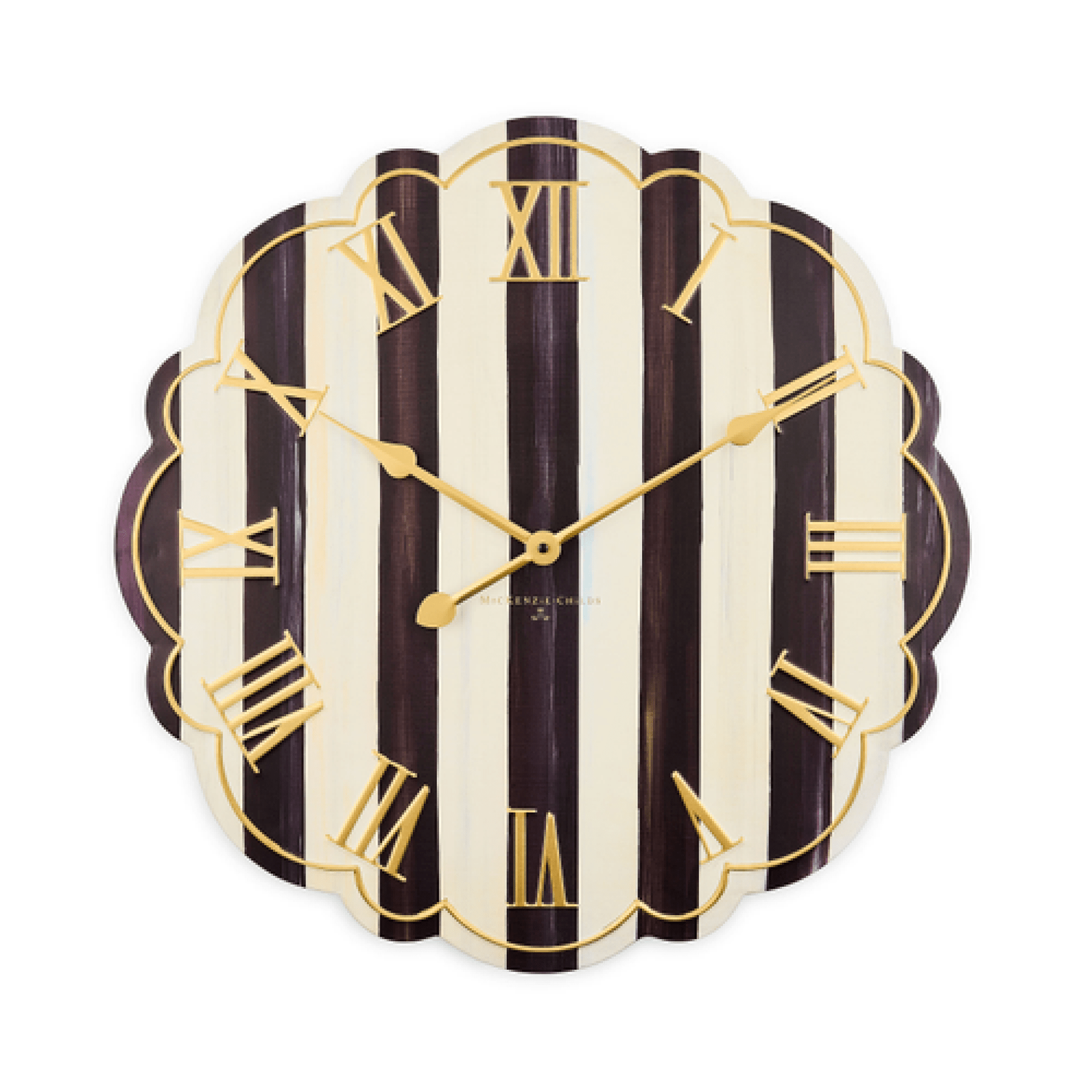 courtly stripe wall clock 59 courtly stripe wall clock 59