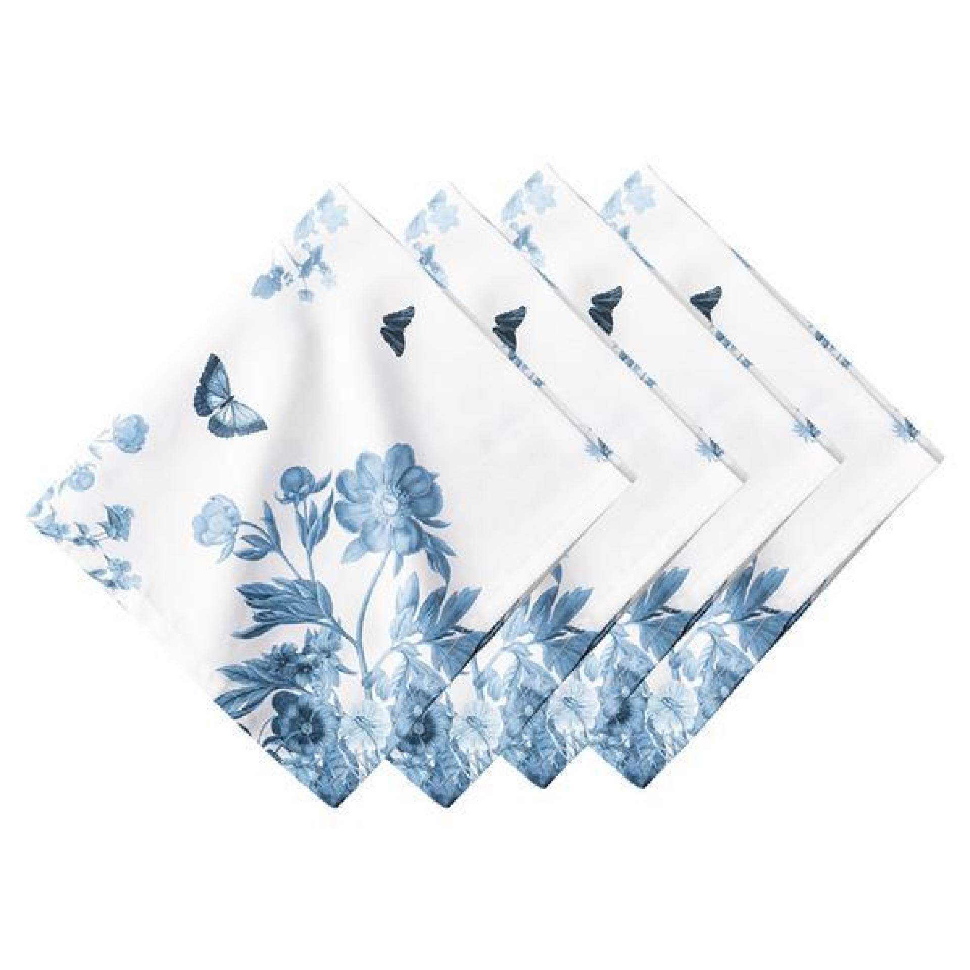 Field of Flowers Napkin Set/4 - Chambray 29 Field of Flowers Napkin Set/4 - Chambray 29