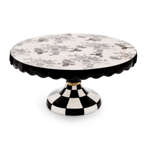 bee toile large pedestal platter 3 bee toile large pedestal platter 3