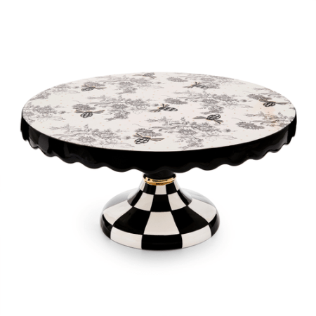 bee toile large pedestal platter 3 bee toile large pedestal platter 3