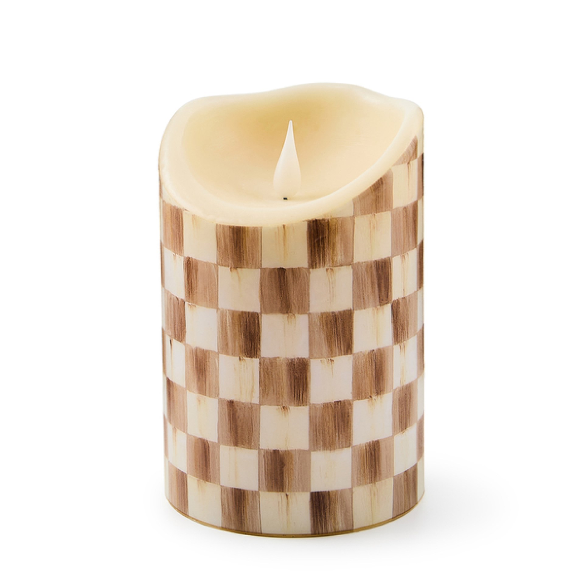 mocha check flameless 6 mocha check flameless 6