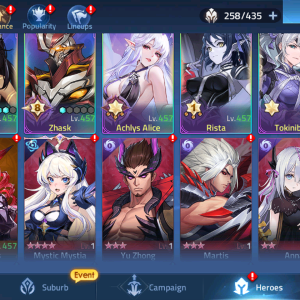 MLA98 IOS, android, All device and All Region Mobile Legends Adventure Account for Sale MLA98 IOS, android, All device and All Region Mobile Legends Adventure Account for Sale