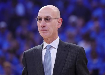 Adam Silver says NBA will adopt AI-automated system to review out-of-bounds calls Adam Silver says NBA will adopt AI-automated system to review out-of-bounds calls