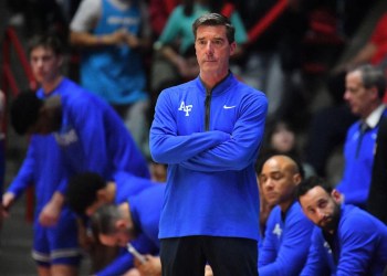 Air Force suspends men’s basketball coach Joe Scott indefinitely as treatment of cadet-athletes investigated Air Force suspends men’s basketball coach Joe Scott indefinitely as treatment of cadet-athletes investigated
