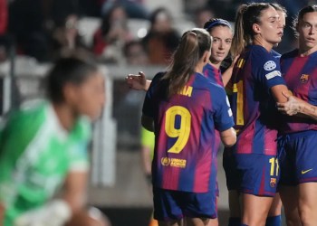 Barcelona maintain 100 per cent Champions League record with win over Roma Barcelona maintain 100 per cent Champions League record with win over Roma