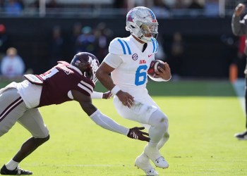 No. 6 Ole Miss beats Mississippi State 38-19 in the Battle for the Golden Egg No. 6 Ole Miss beats Mississippi State 38-19 in the Battle for the Golden Egg