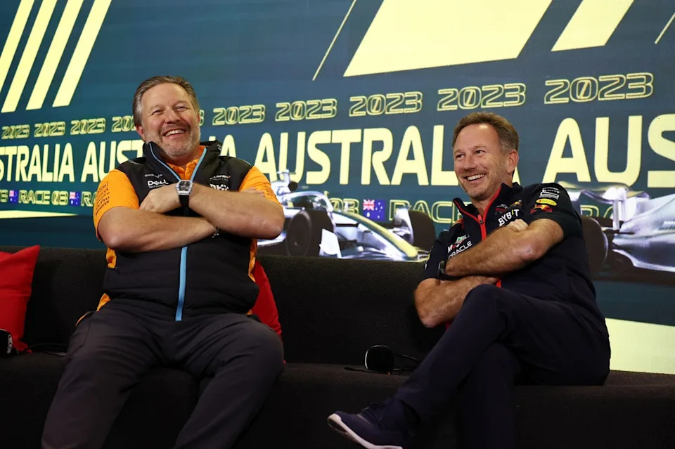 Zak Brown says McLaren took benefit of ‘destabilized’ Purple Bull throughout Christian Horner’s texting scandal Zak Brown says McLaren took benefit of ‘destabilized’ Purple Bull throughout Christian Horner’s texting scandal
