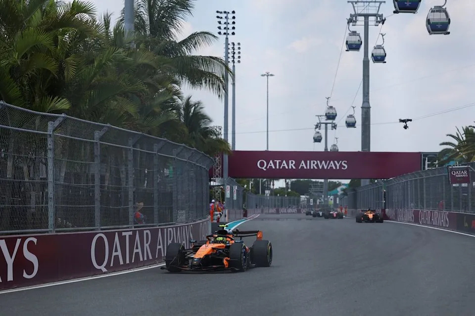 F1 brings Miami GP begin time ahead amid thunderstorm menace F1 brings Miami GP begin time ahead amid thunderstorm menace