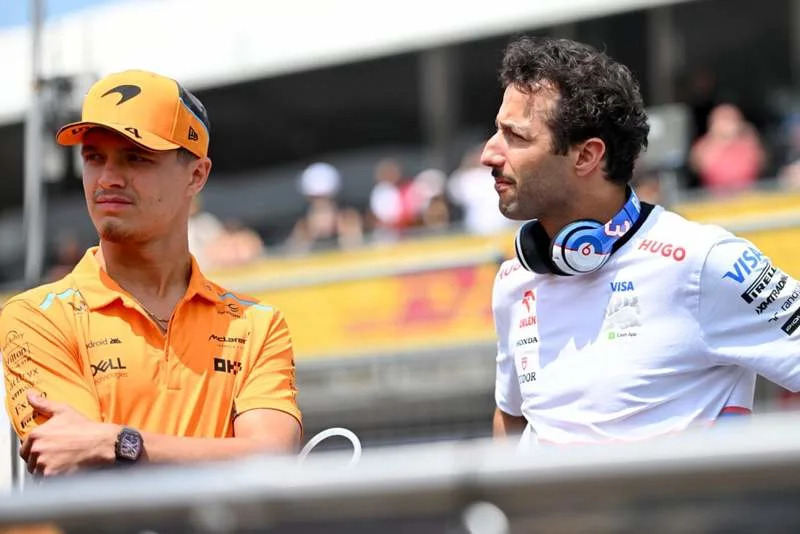 Lando Norris reunites with Daniel Ricciardo at Indy 500 following Canadian GP woes Lando Norris reunites with Daniel Ricciardo at Indy 500 following Canadian GP woes
