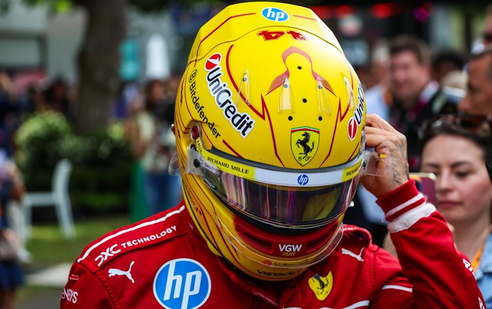 Lewis Hamilton fifth in observe at Australian GP as Ferrari team-mate Charles Leclerc leads method Lewis Hamilton fifth in observe at Australian GP as Ferrari team-mate Charles Leclerc leads method