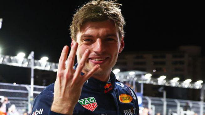 Verstappen wins title as Russell triumphs in Vegas Verstappen wins title as Russell triumphs in Vegas