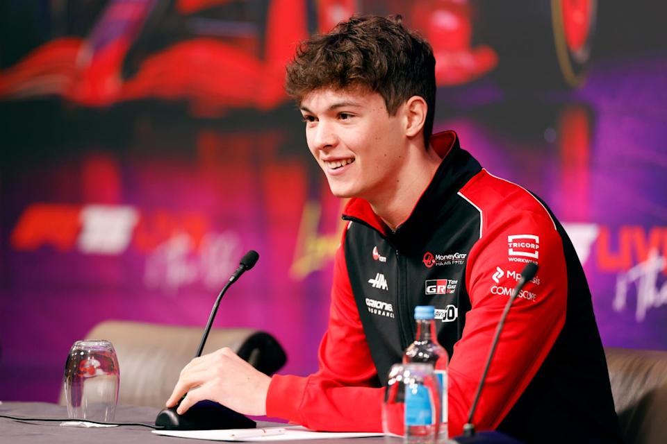 British F1 star Ollie Bearman reveals he failed first driving check British F1 star Ollie Bearman reveals he failed first driving check