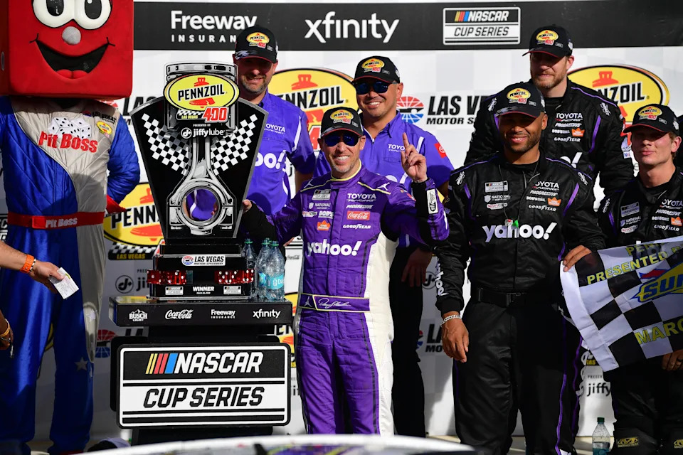 Takeaways after Denny Hamlin wins NASCAR race at Las Vegas Speedway Takeaways after Denny Hamlin wins NASCAR race at Las Vegas Speedway
