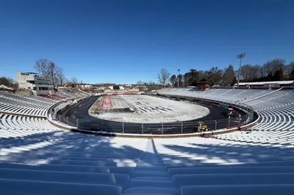 NASCAR Cup drivers are serving to shovel snow at Bowman Grey after storm NASCAR Cup drivers are serving to shovel snow at Bowman Grey after storm