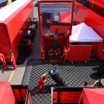 How does Formulation 1 transfer vehicles between races? How does Formulation 1 transfer vehicles between races?