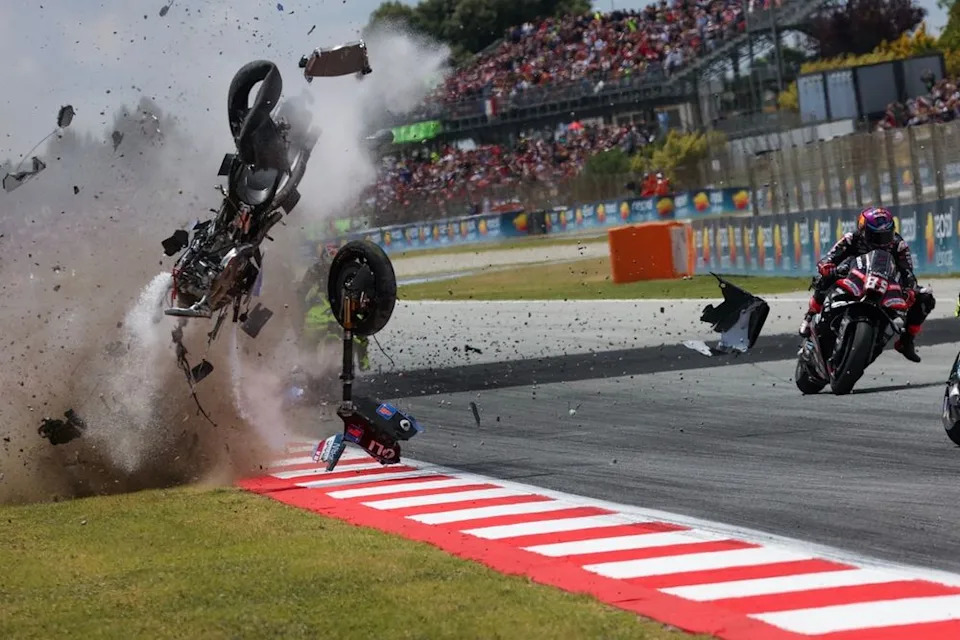 Marc Marquez was left ‘frozen’ watching Alex’s Barcelona MotoGP crash Marc Marquez was left ‘frozen’ watching Alex’s Barcelona MotoGP crash