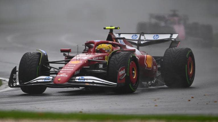 Hamilton’s first Ferrari race ‘an enormous crash course’ Hamilton’s first Ferrari race ‘an enormous crash course’