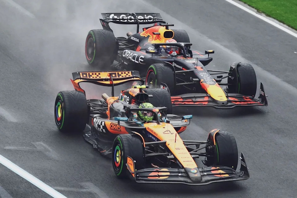 Storm brewing? Will rivals McLaren be dragged right into a technical row with Crimson Bull? Storm brewing? Will rivals McLaren be dragged right into a technical row with Crimson Bull?