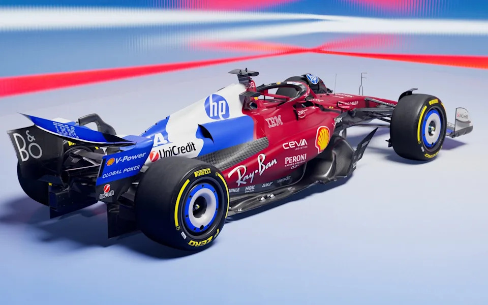 ‘Like pineapple on a pizza’: Ferrari’s blue Miami makeover bombs with followers ‘Like pineapple on a pizza’: Ferrari’s blue Miami makeover bombs with followers